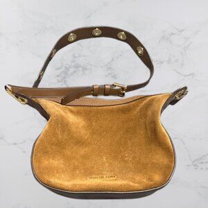 Michael Kors Raven Medium Messenger Crossbody Suede